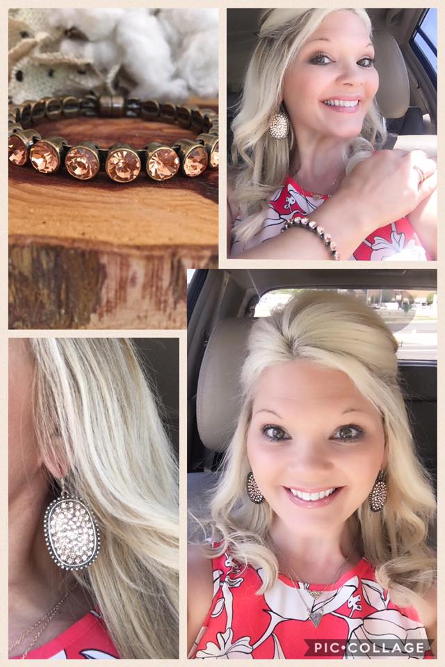 Plunder Design Jewelry Kelsie Earrings and Kayson Bracelet