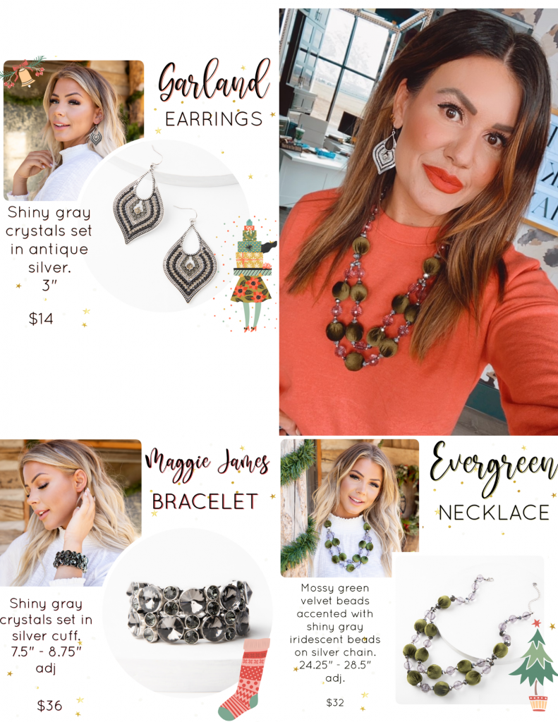 Christmas Jewelry Drop – Plunder Design Jewelry garland earrings
