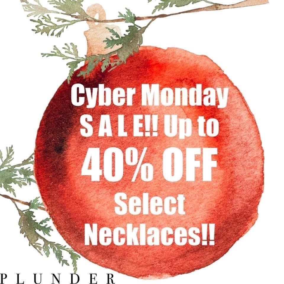 Cyber Monday Deal Plunder Design Jewelry Sale
