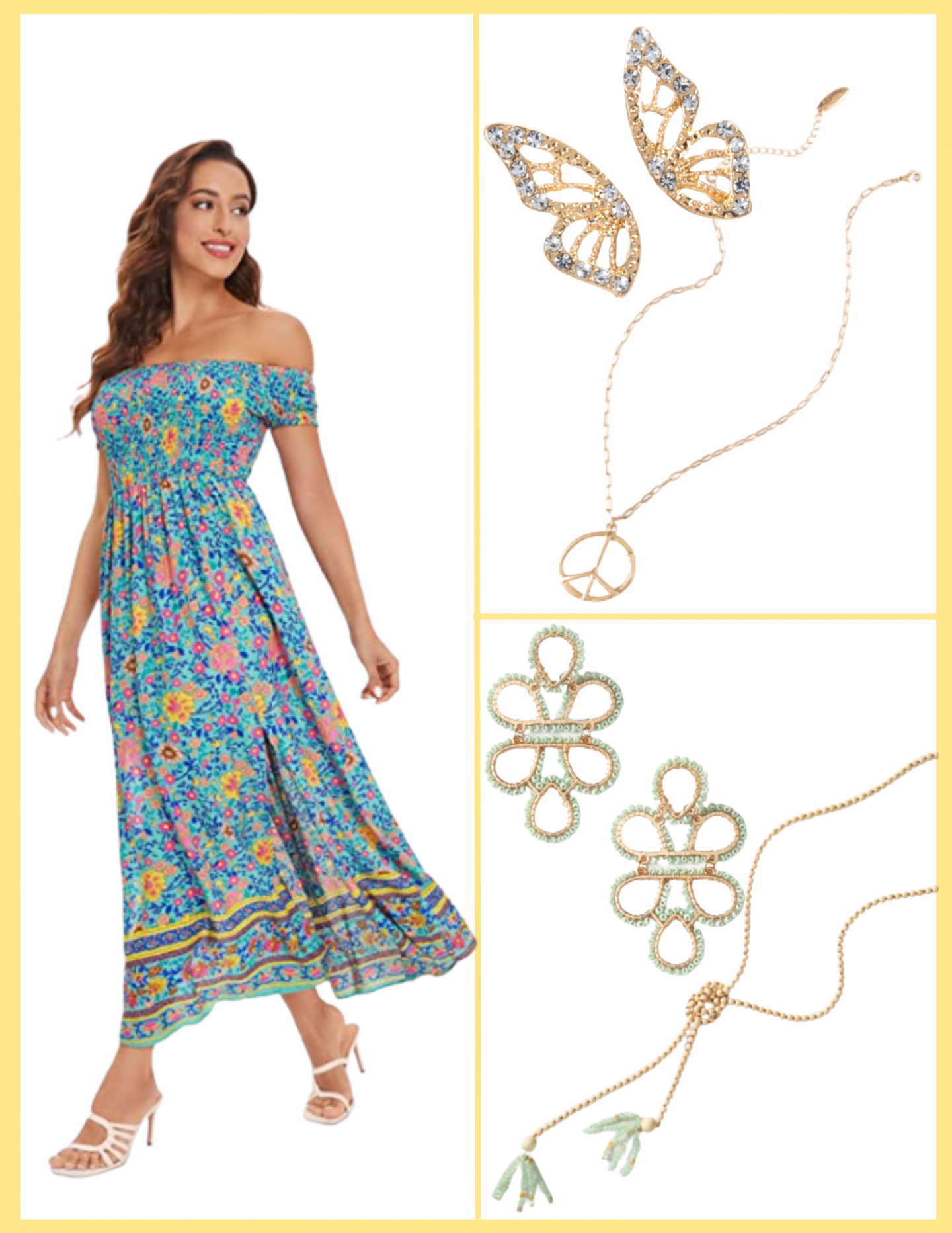 Hot Summer Style from Plunder Design Butterfly and peace sign
