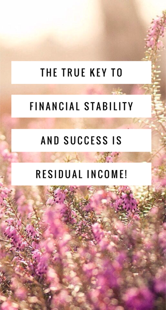 Do you have a Job or a Business that supplies residual income???