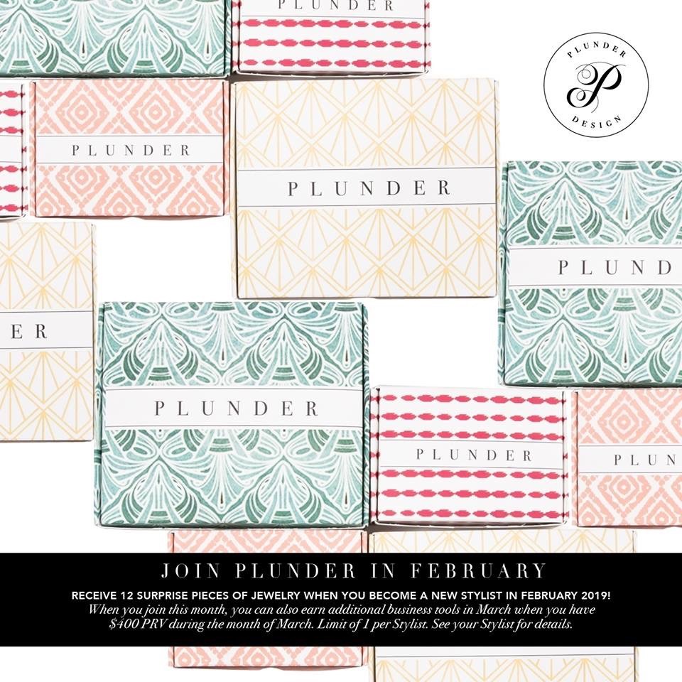 join plunder for February deals
