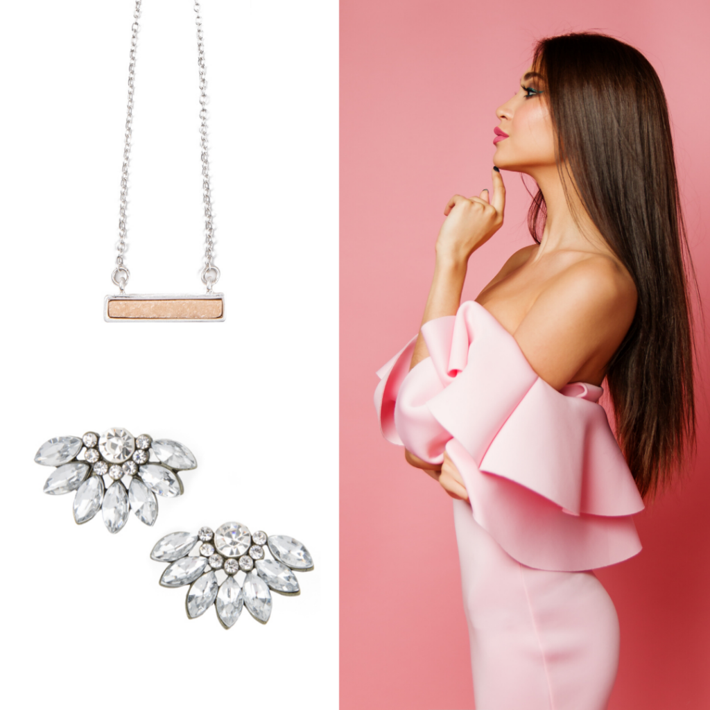 Plunder Design Jewelry for your Valentine’s Day Outfit pink jewelry
