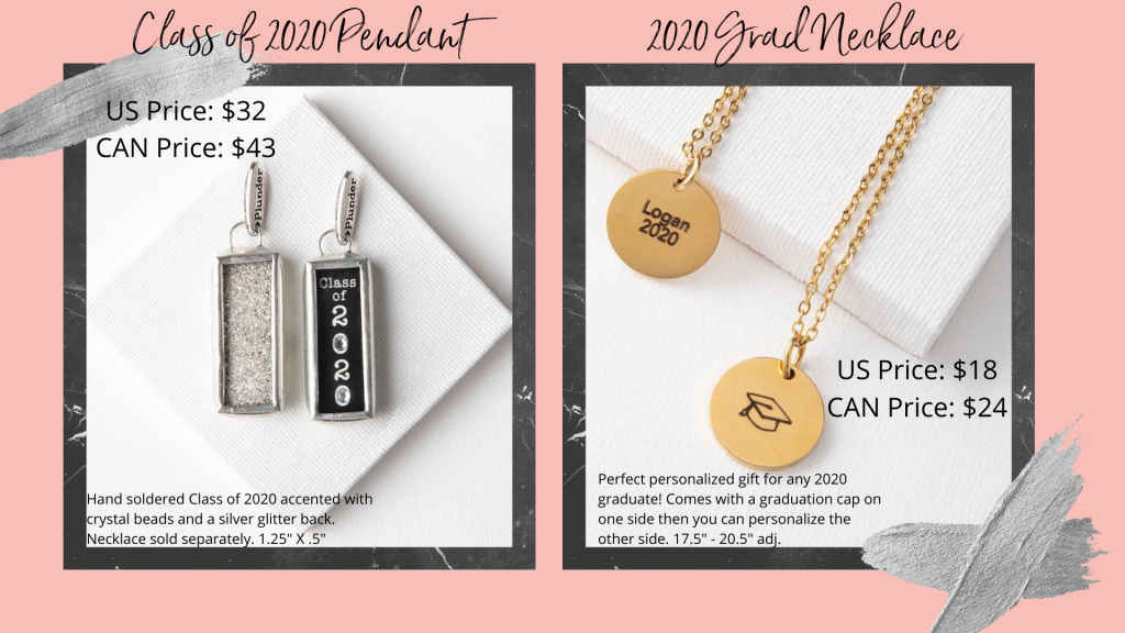 Graduate Gifts from Plunder Design 2020 pendant necklace 
