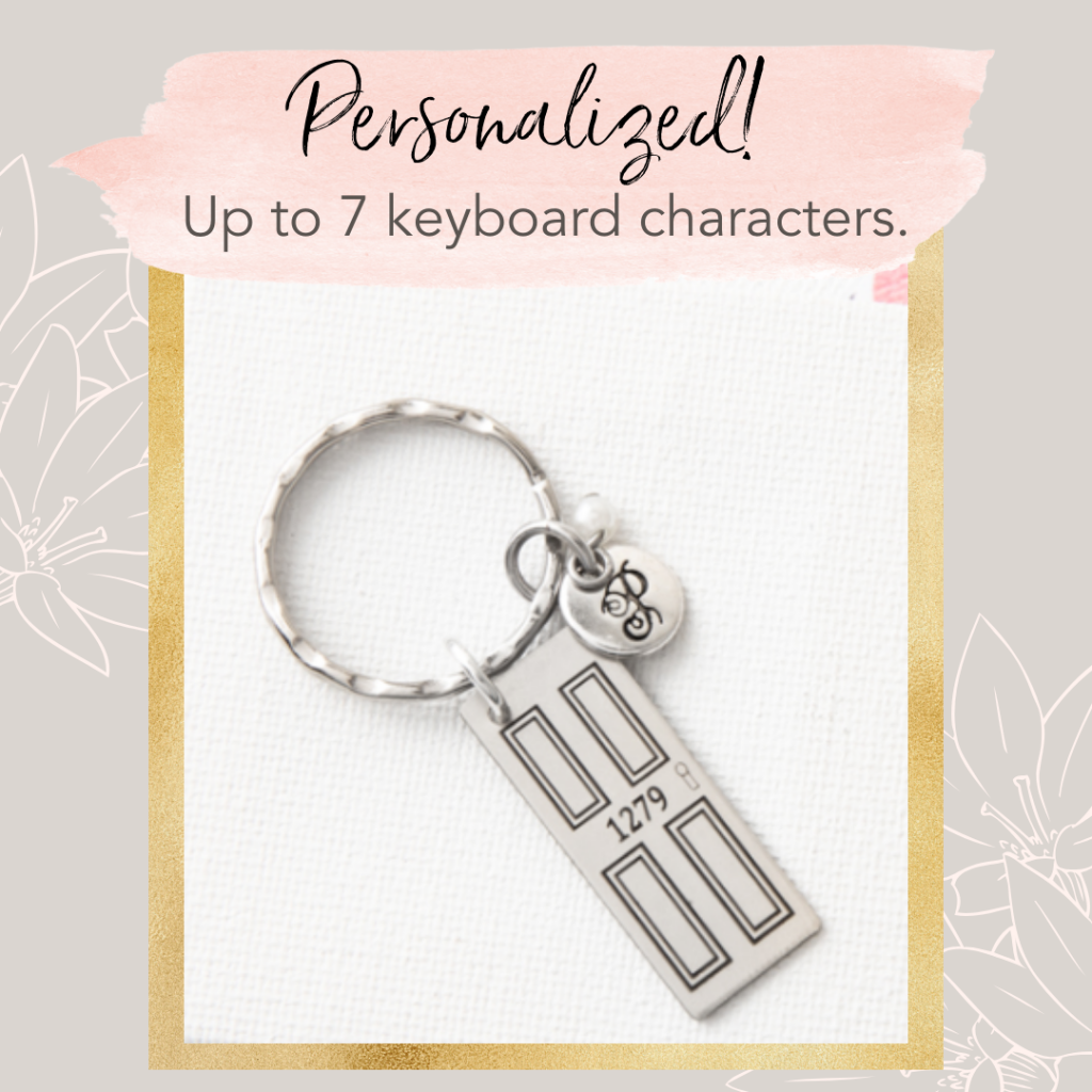 personalized plunder jewelry key chain
 
