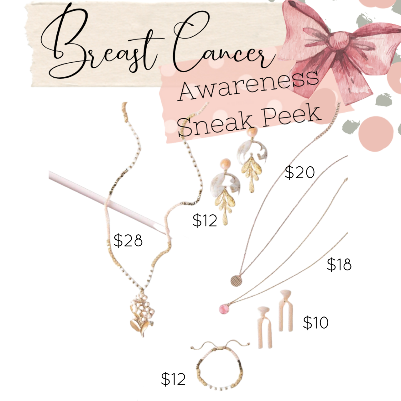 Breast Cancer Awareness Jewelry Drop – Plunder Design Jewelry
