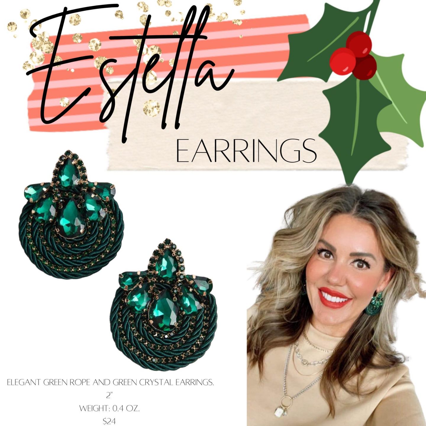 Estella Earrings - Plunder Design
