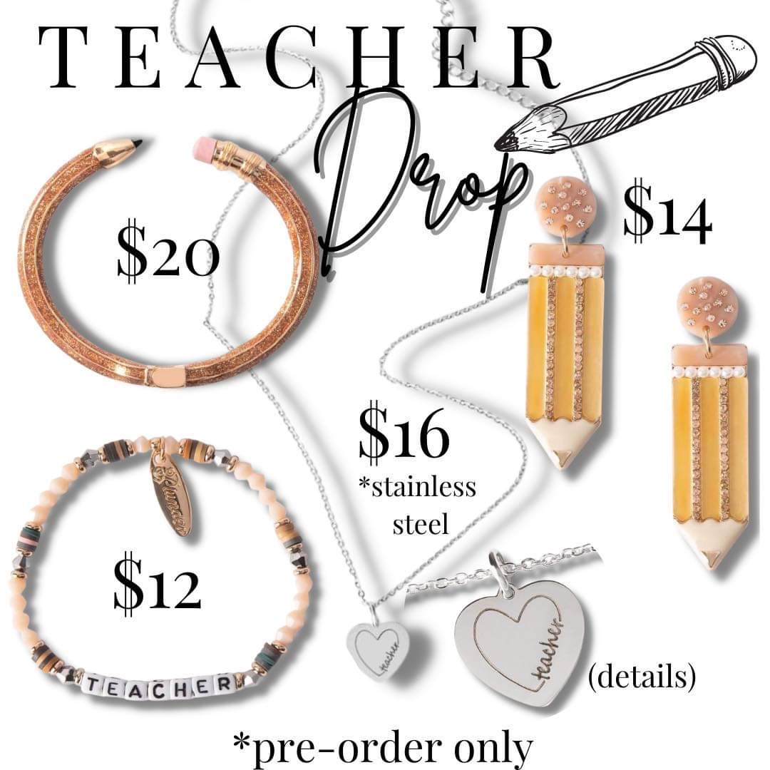 Teacher Appreciation Jewelry Drop – Plunder Design Jewelry
